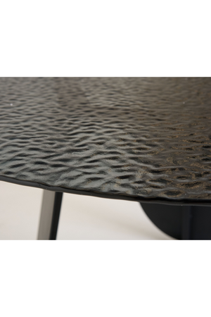   Round Gray Glass Dining Table | Oroa.com