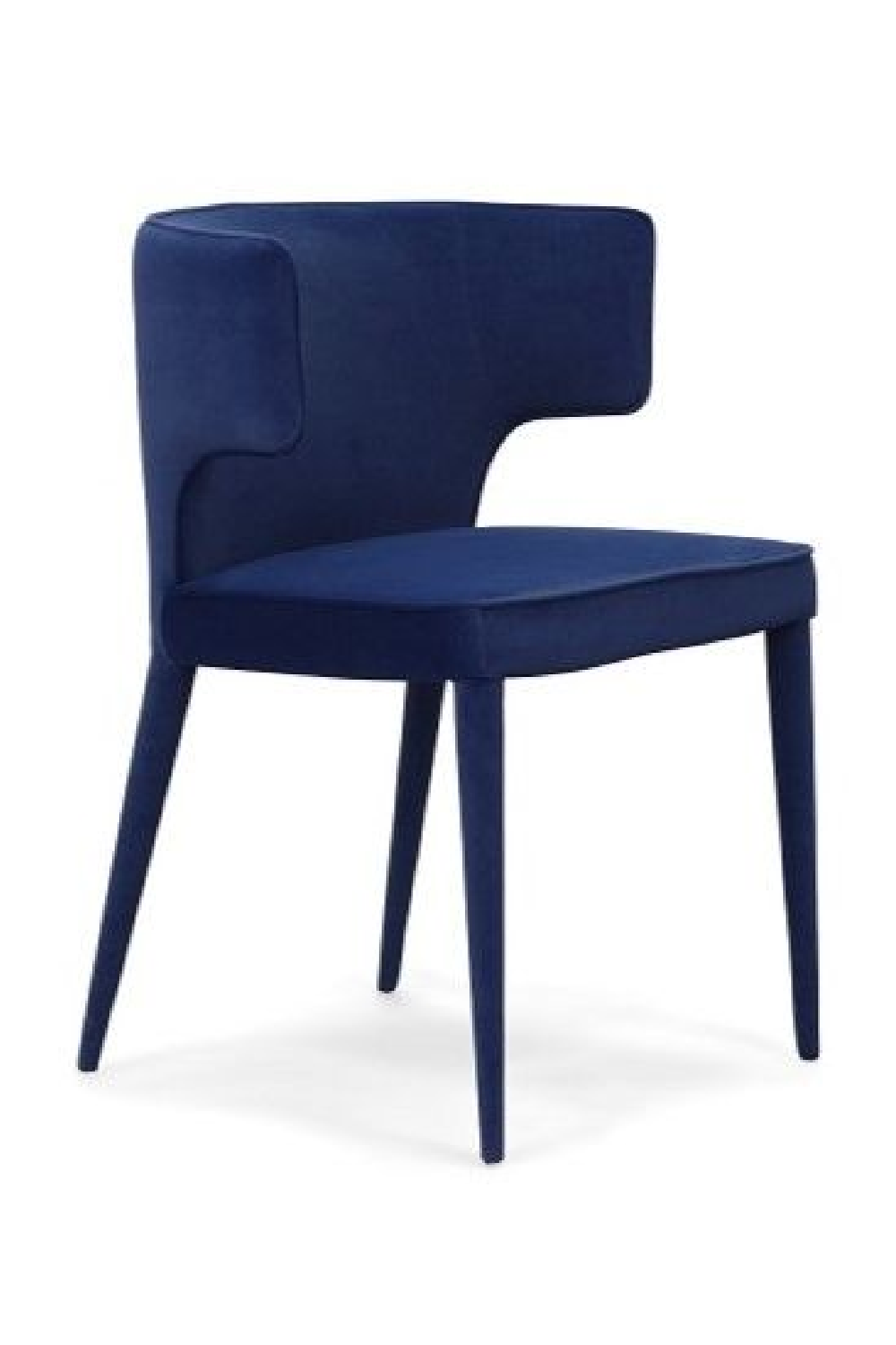   Velvet Contoured-Back Dining Chair | Oroa.com