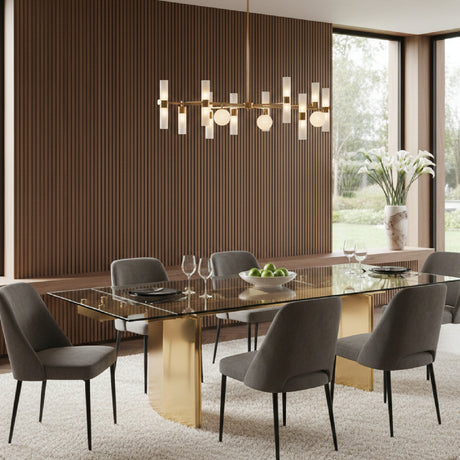   Glass Extendable Dining Table | Oroa.com