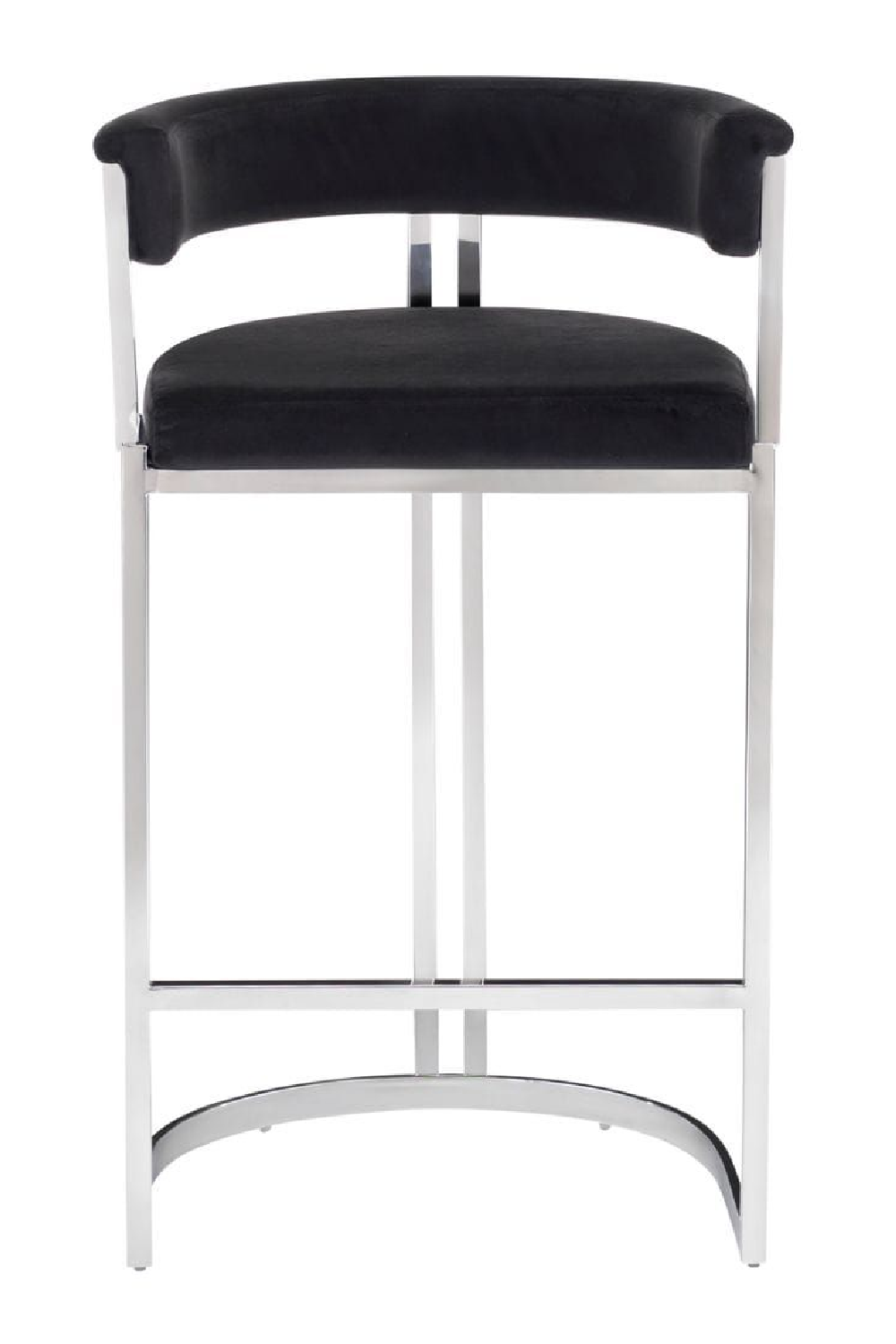   Black Velvet Counter Stool | Oroa.com