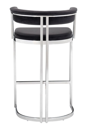   Black Velvet Counter Stool | Oroa.com