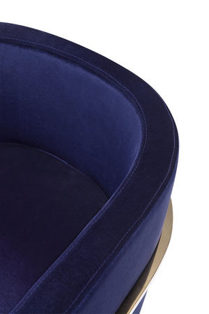  Blue Velvet Kids Chair | Oroa.com