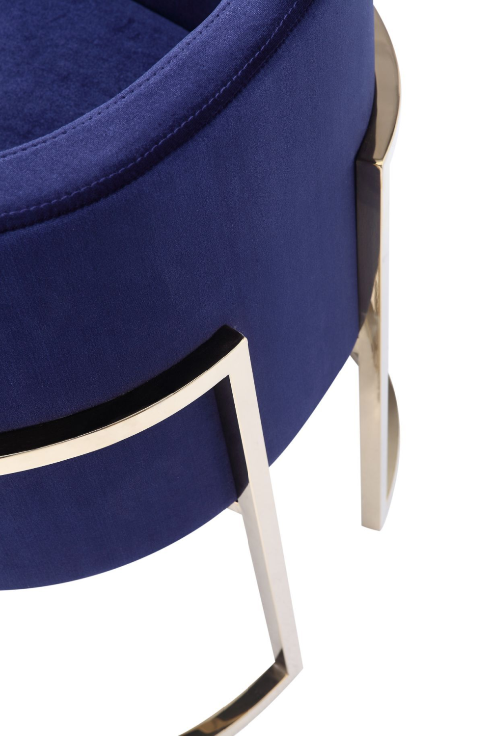   Blue Velvet Kids Chair | Oroa.com