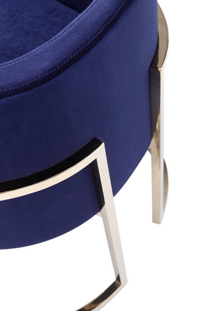   Blue Velvet Kids Chair | Oroa.com