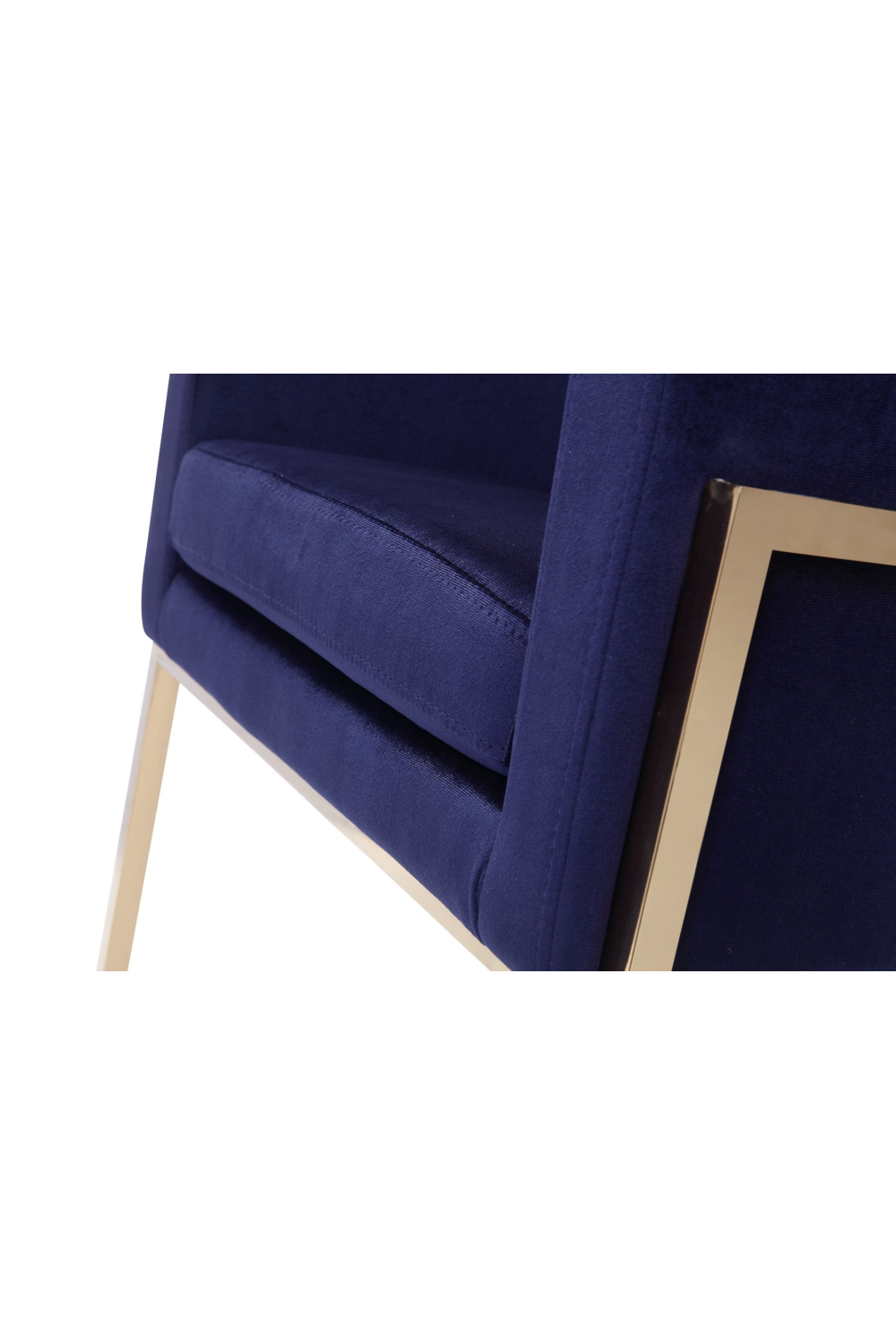   Blue Velvet Kids Chair | Oroa.com