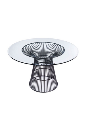   Round Tempered Glass Dining Table | Oroa.com