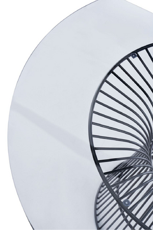   Round Tempered Glass Dining Table | Oroa.com