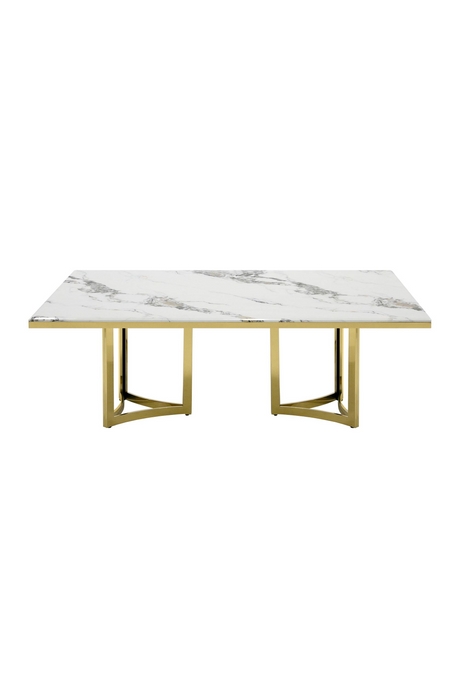   White Marble Top Dining Table | Oroa.com