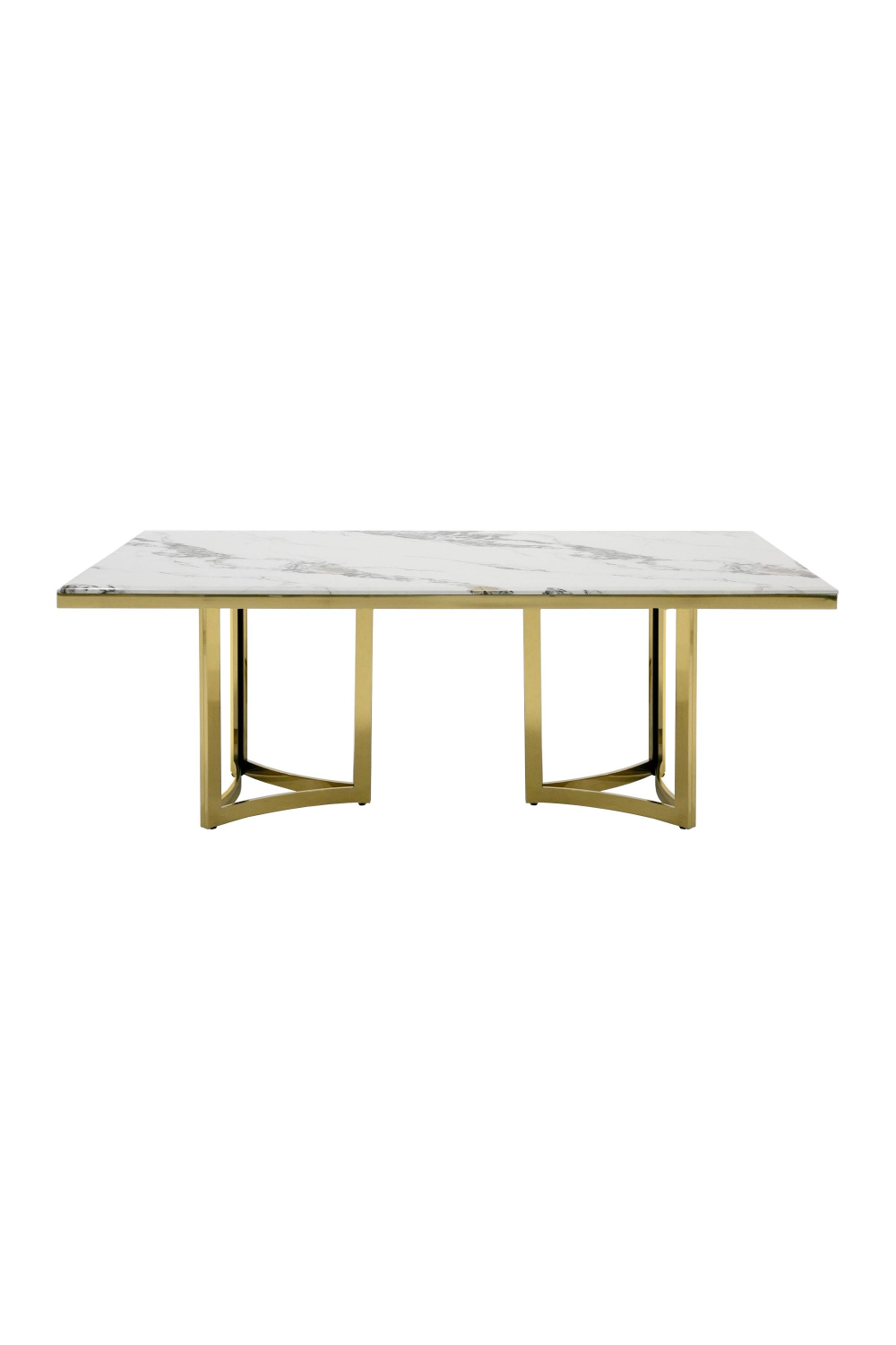   White Marble Top Dining Table | Oroa.com