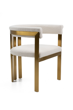   Beige Sherpa Dining Chair | Oroa.com