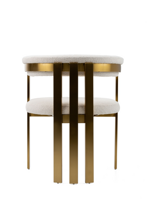   Beige Sherpa Dining Chair | Oroa.com