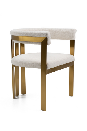   Beige Sherpa Dining Chair | Oroa.com