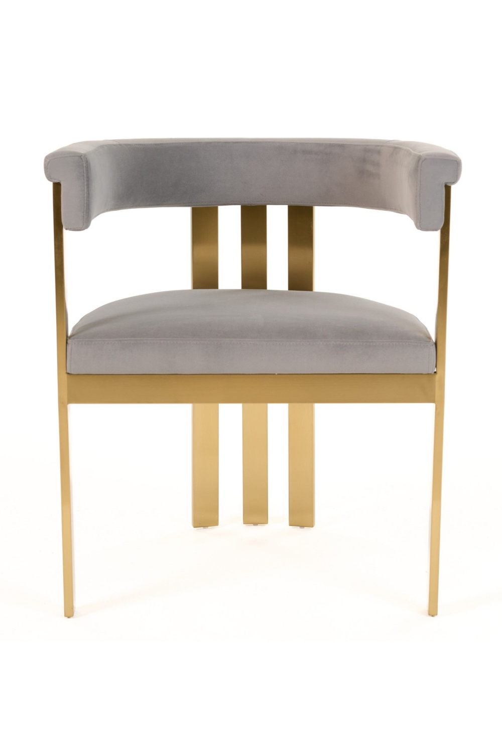   Gray Velvet Dining Chair | Oroa.com