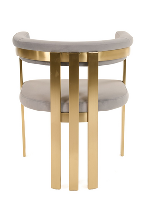   Gray Velvet Dining Chair | Oroa.com