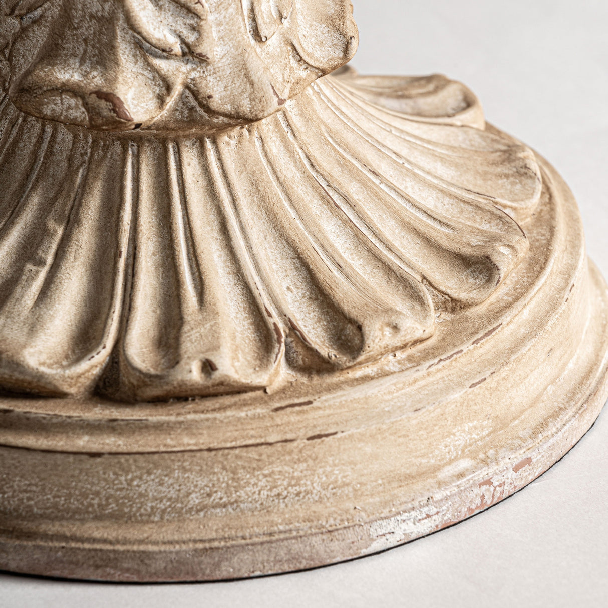   Beige Carved Floor Lamp | Oroa.com