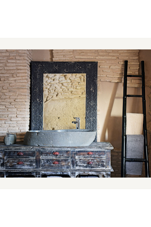   Gray Stone Bathroom Sink | Oroa.com