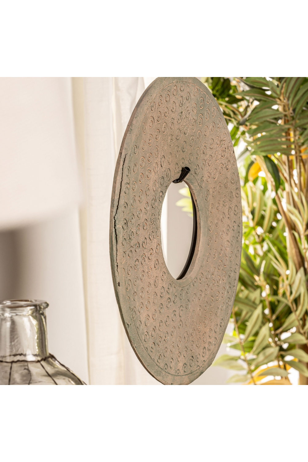   Turquoise Round Decorative Object | Oroa.com