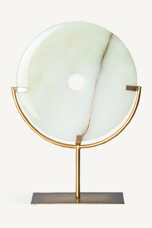   Round Natural Gem Decor Figure L | Oroa.com