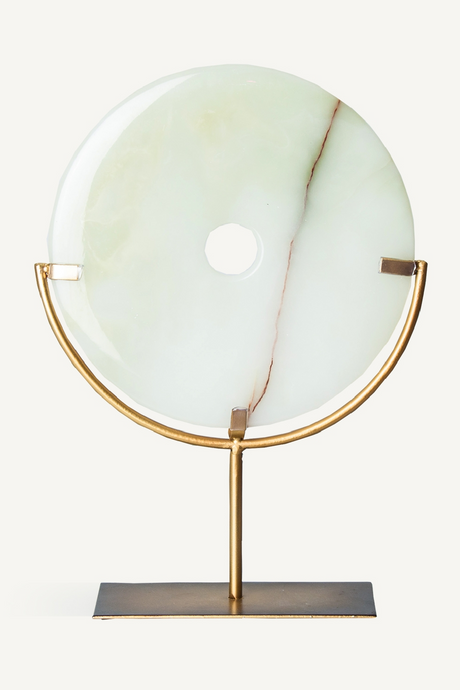   Round Natural Gem Decor Figure L | Oroa.com