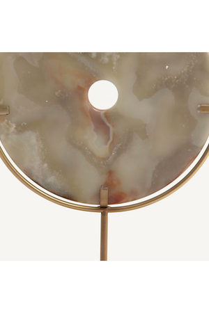   Round Natural Gem Decor Figure L | Oroa.com