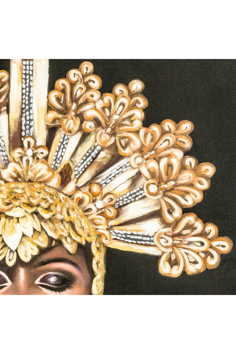   Golden Headdress Art Print | Oroa.com