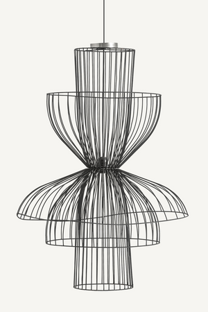   Black Iron Hanging Lamp | Oroa.com
