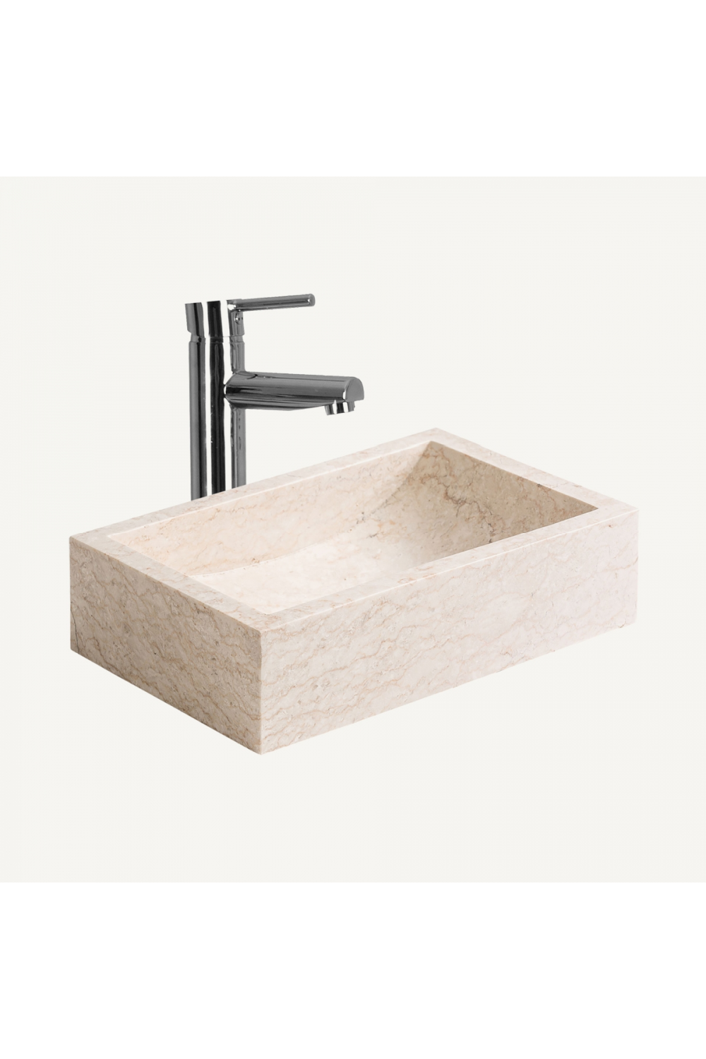   White Stone Bathroom Sink | Oroa.com