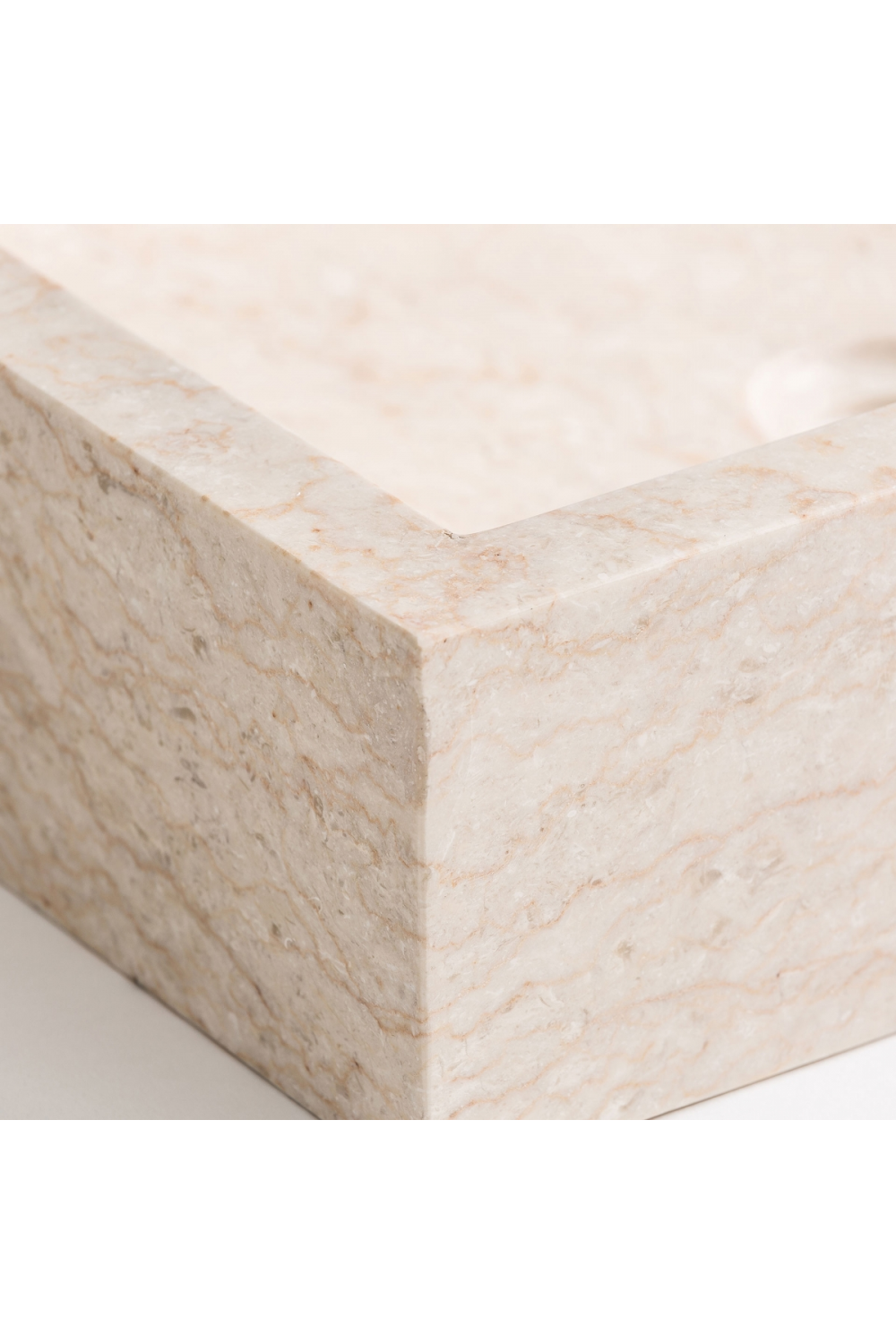  White Stone Bathroom Sink | Oroa.com