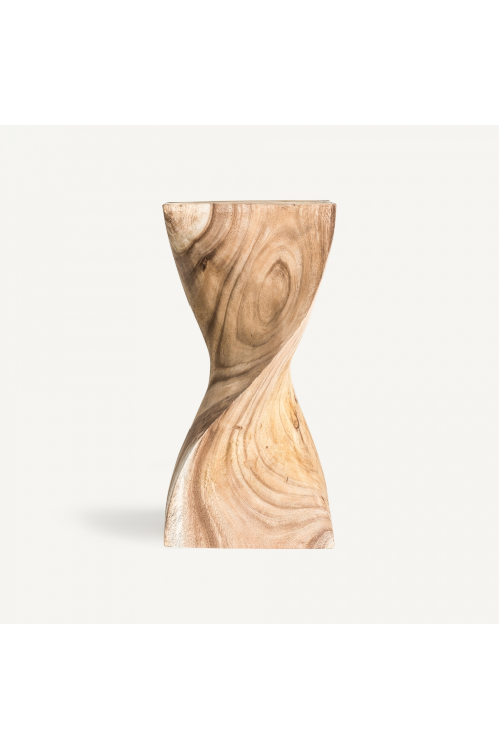   Natural Wooden Twisted Side Table | Oroa.com