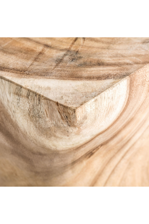   Natural Wooden Twisted Side Table | Oroa.com