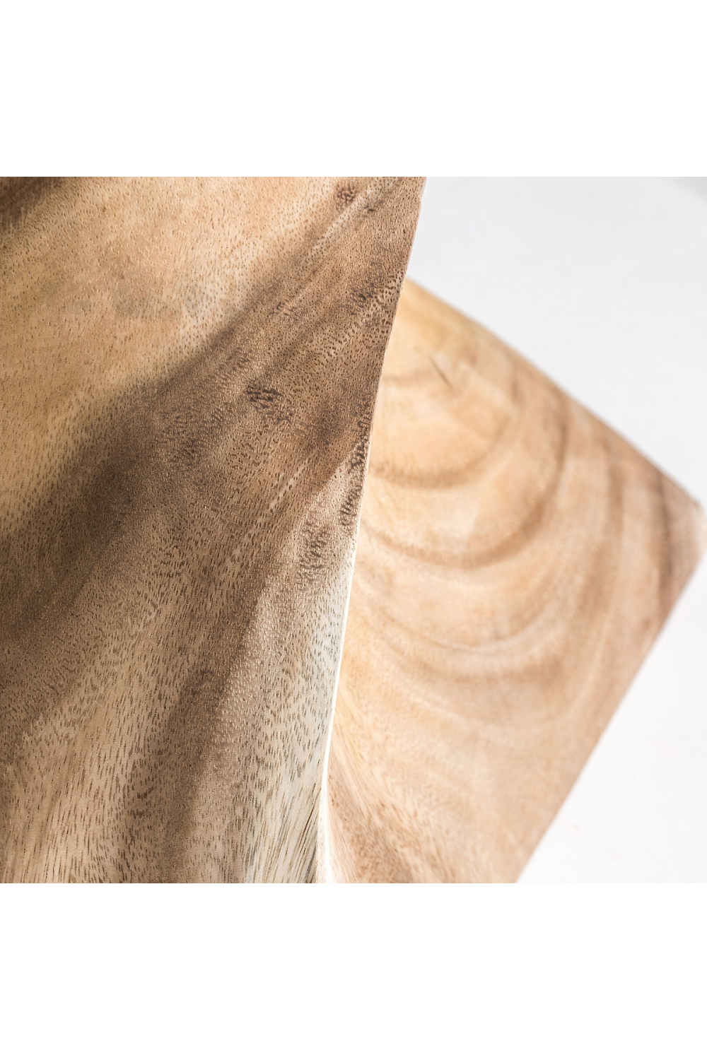   Natural Wooden Twisted Side Table | Oroa.com