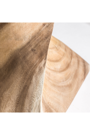   Natural Wooden Twisted Side Table | Oroa.com