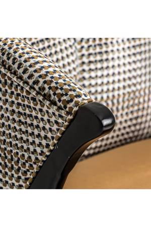   Ocher Velvet Seat Armchair | Oroa.com