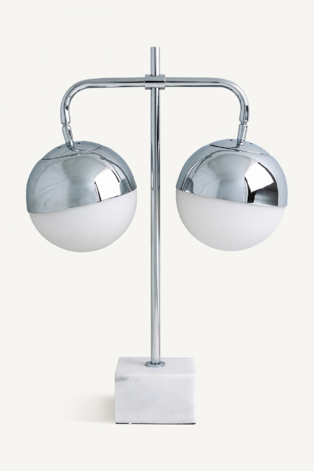   Double Sphere Silver Table Lamp | Oroa.com