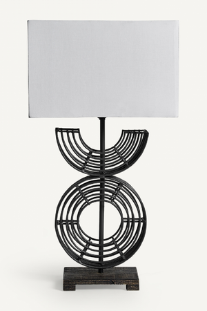   Black Iron Table Lamp | Oroa.com