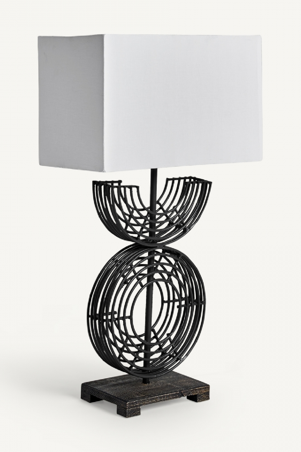   Black Iron Table Lamp | Oroa.com