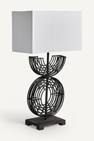   Black Iron Table Lamp | Oroa.com