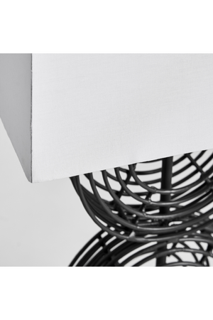   Black Iron Table Lamp | Oroa.com