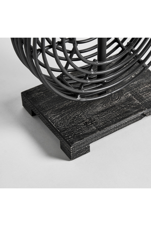   Black Iron Table Lamp | Oroa.com