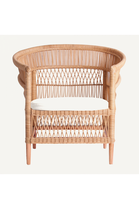   Rattan Padded Contemporary Armchair | Oroa.com
