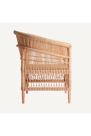   Rattan Padded Contemporary Armchair | Oroa.com