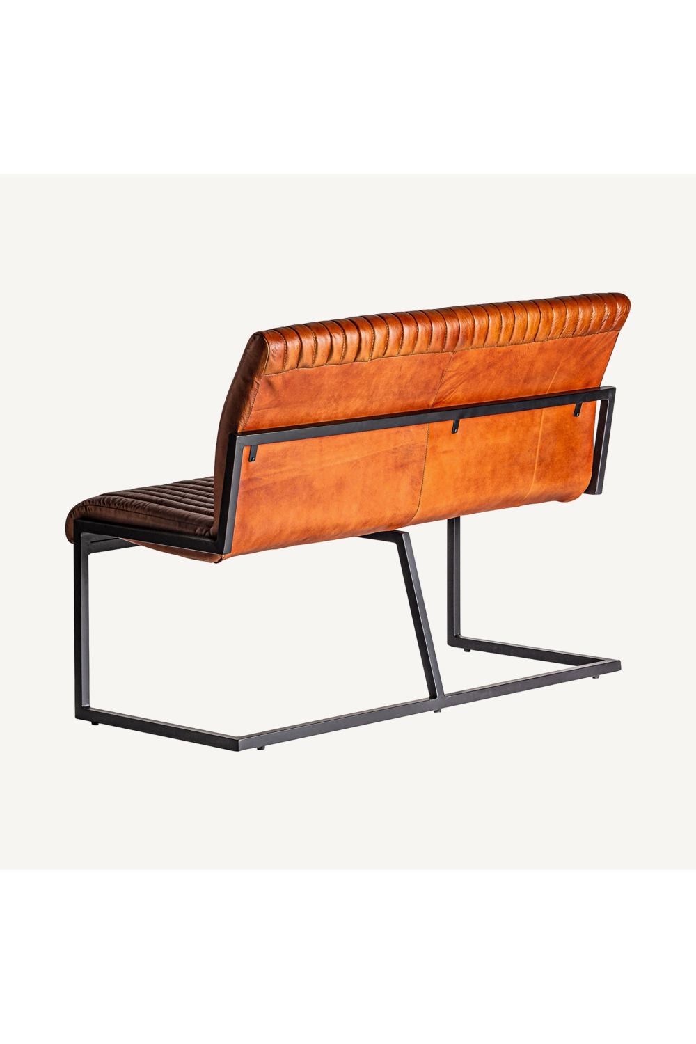  Brown Leather Bar Sofa | Oroa.com