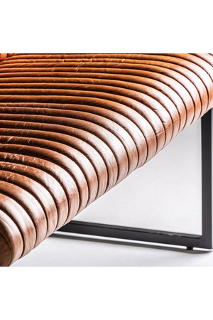   Brown Leather Bar Sofa | Oroa.com
