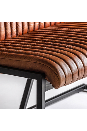   Brown Leather Bar Sofa | Oroa.com