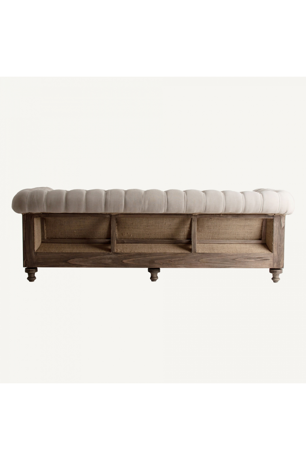   Beige Tufted Chesterfield Sofa | Oroa.com