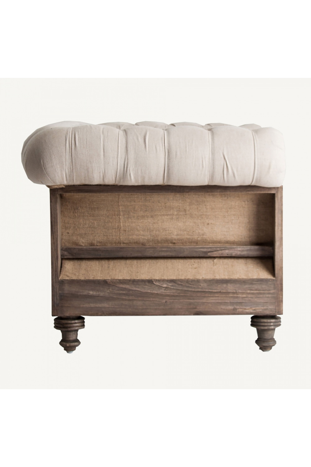   Beige Tufted Accent Armchair | Oroa.com