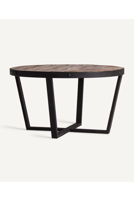   Round Pine Coffee Table | Oroa.com