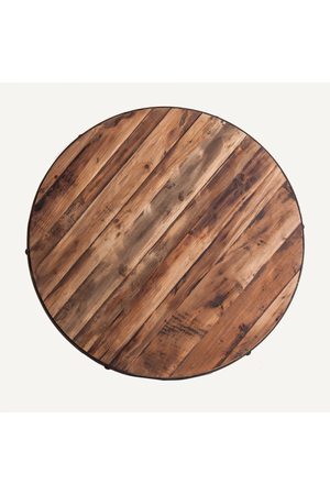   Round Pine Coffee Table | Oroa.com
