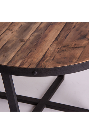   Round Pine Coffee Table | Oroa.com