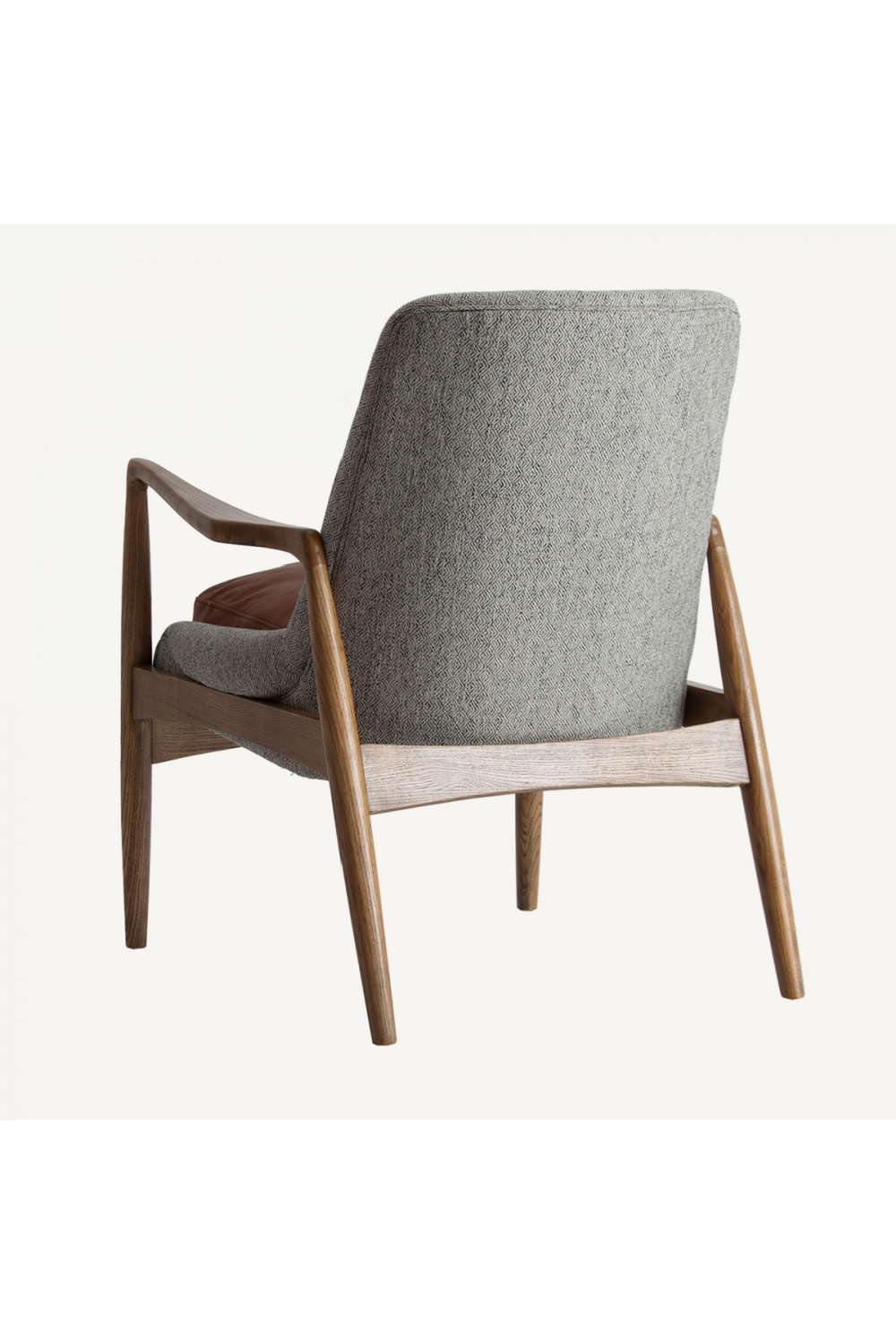   Gray Upholstered Nordic Armchair | Oroa.com